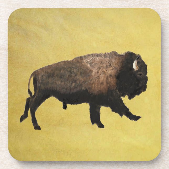 Posavasos Galloping Bison (Frente)