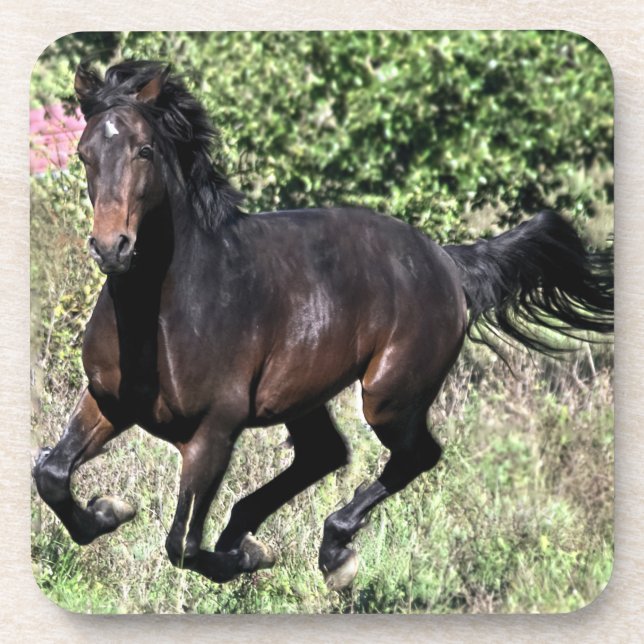 Posavasos Galloping Chestnut Horse (Frente)