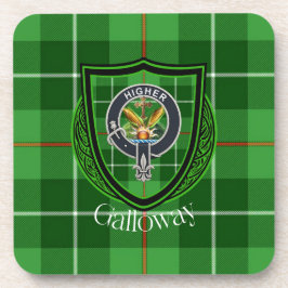 Posavasos Galloway Scottish Clan Tartan & Crest