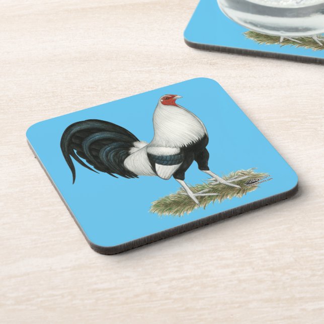 Posavasos Gamecock plateado (Lado Izquierdo)