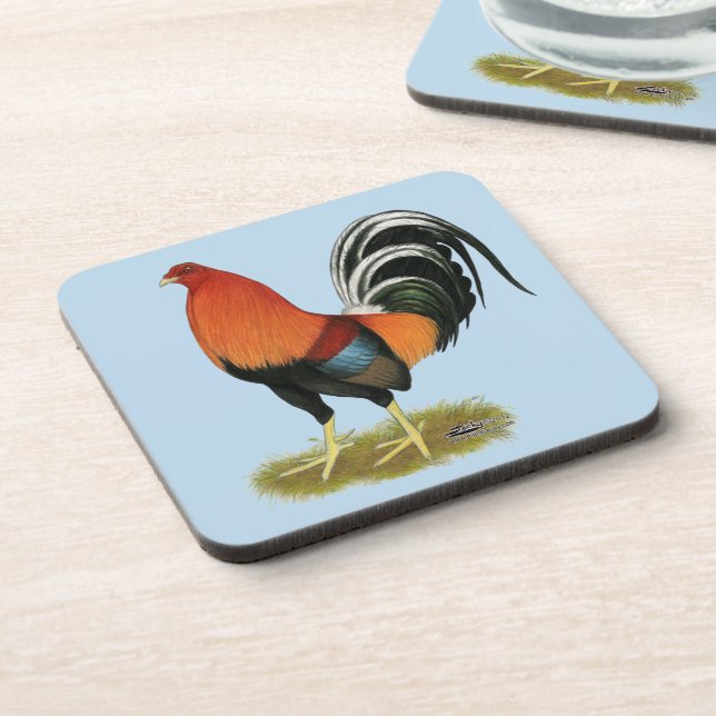 Posavasos Gamecock Wheaten Rooster (Lado Izquierdo)
