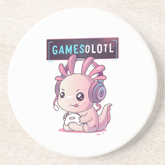 Posavasos Gamesolotl - Jugador de Axolotl (Frente)