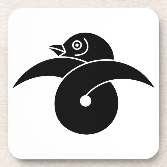 Posavasos Ganso salvaje en bucle (Frente)