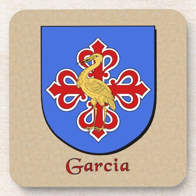 Posavasos Garcia Family Shield (Frente)