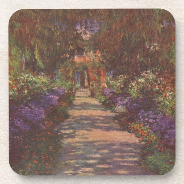 Posavasos Garden Way - Claude Monet - c1902 (Frente)