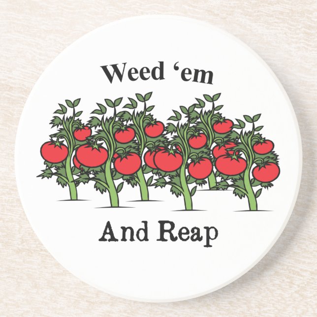 Posavasos Gardener Funny Weem y Reap (Frente)