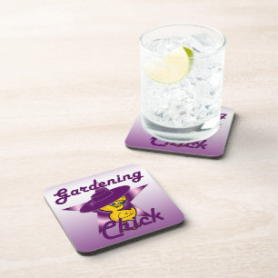 Posavasos Gardening Chick #9