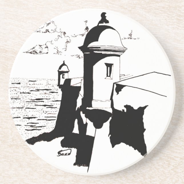 Posavasos Garita en El Morro (Frente)