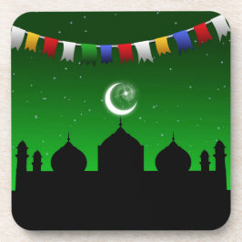 Posavasos Garland colorido con mezquita