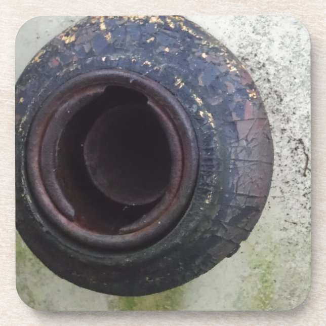 Posavasos gas de camión verde y blanco (Frente)