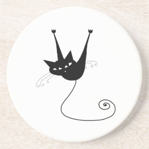 Posavasos Gatito banal negro 1