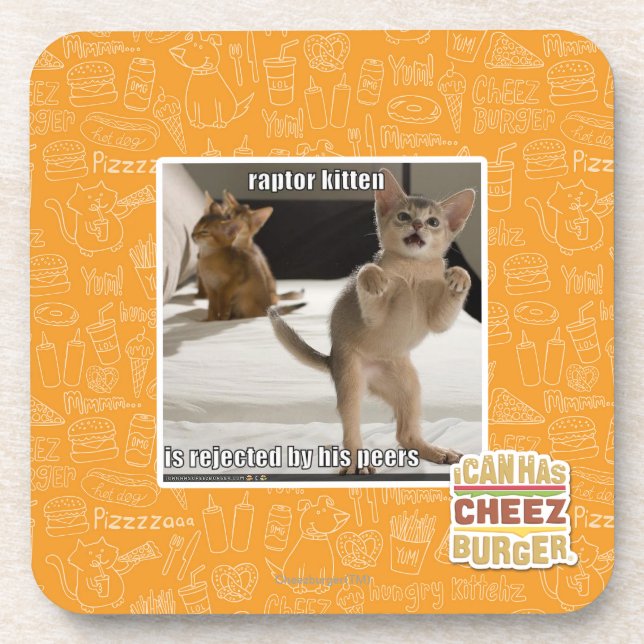 Posavasos Gatito del rapaz (Frente)