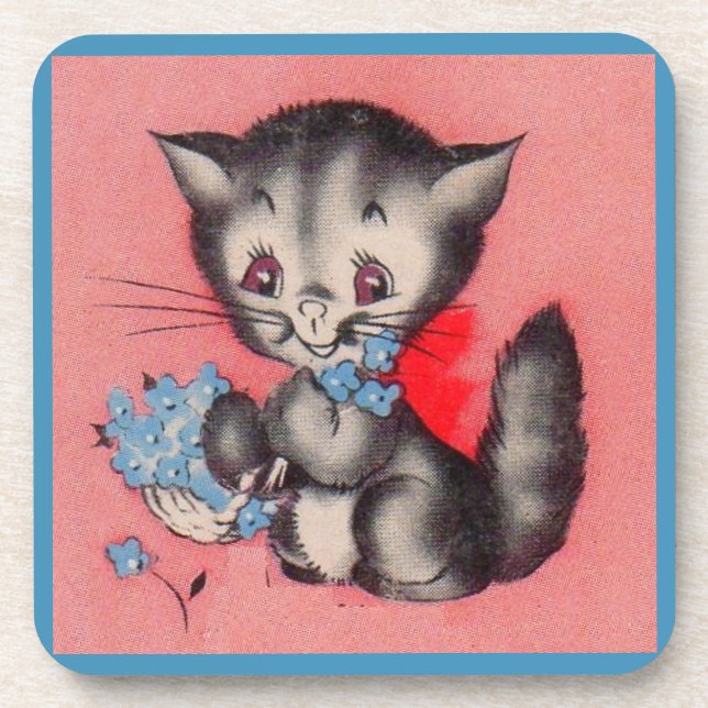 Posavasos gatito dulce (Frente)