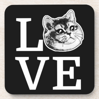 Posavasos Gato de amor de Filadelfia