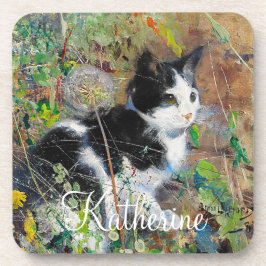 Posavasos Gato en cama floja