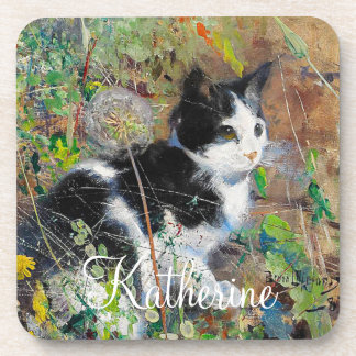 Posavasos Gato en cama floja