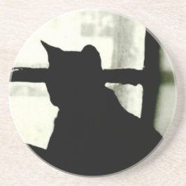 Posavasos 'Gato en Ventana'