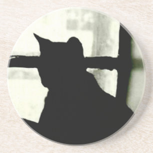 Posavasos 'Gato en Ventana'