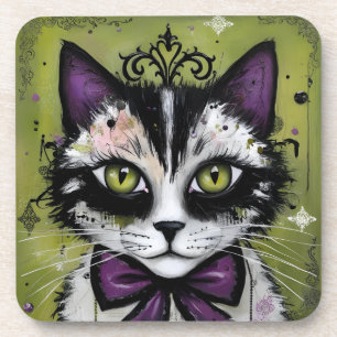 Posavasos Gato gótico