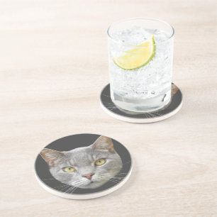 Posavasos Gato gris