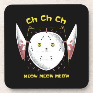 Posavasos Gato horripilante perfecto