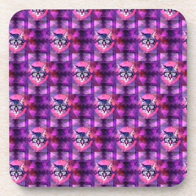 Posavasos gato iluminado (Frente)