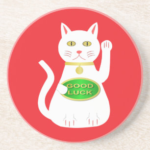 Posavasos Gato Lucky Oriental