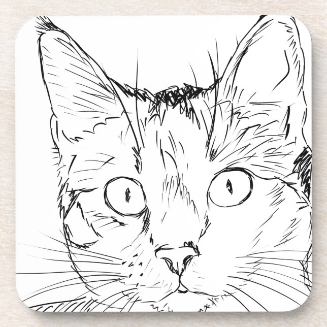 Posavasos Gato mimoso (Frente)