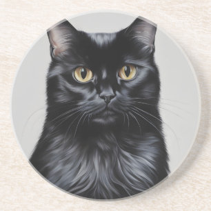Posavasos Gato negro