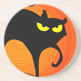 Posavasos Gato negro