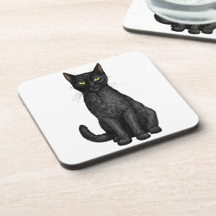 Posavasos Gato negro