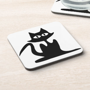POSAVASOS GATO NEGRO