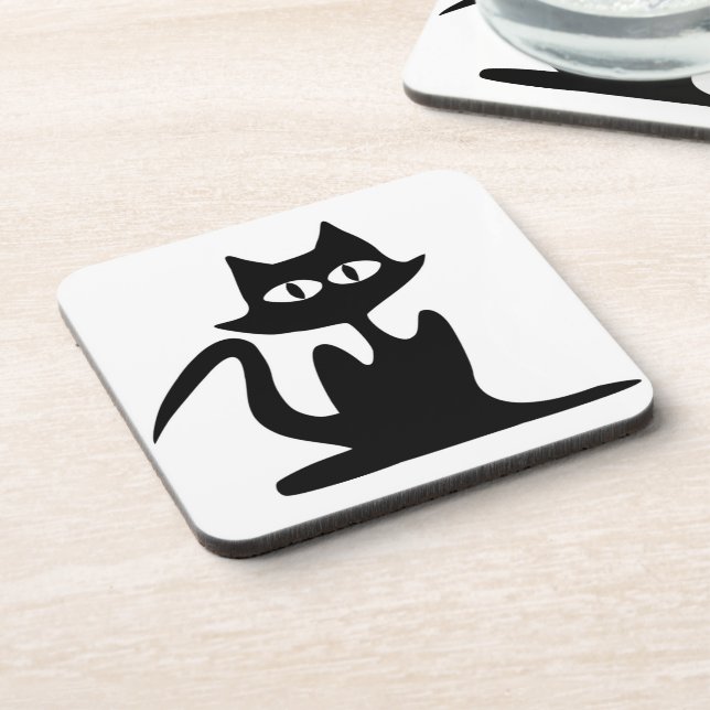 POSAVASOS GATO NEGRO (Lado Izquierdo)
