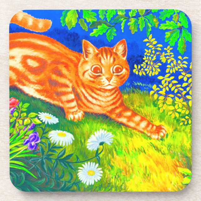 Posavasos Gato nocturno (Frente)