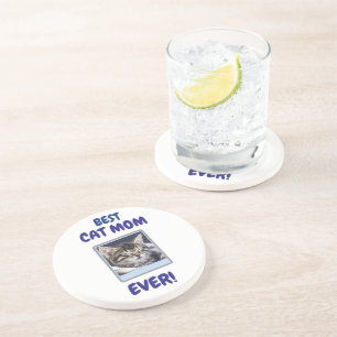 POSAVASOS GATO PERSONALIZADO MAMÁ MADRE SIEMPRE MASCOTA AMOR