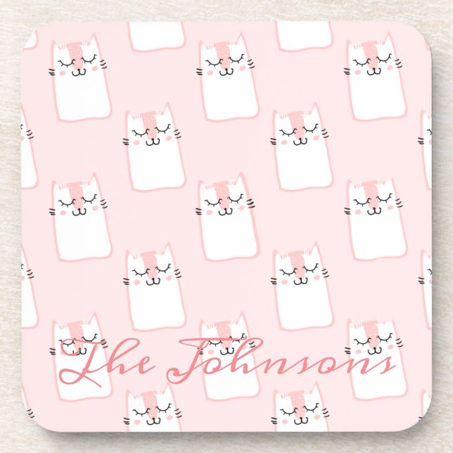 Posavasos Gato sonriente (Frente)