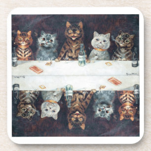 Posavasos gatos de Louis Wain