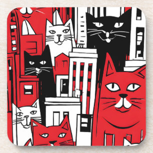 Posavasos Gatos en Nueva York