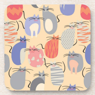 Posavasos Gatos por todas partes