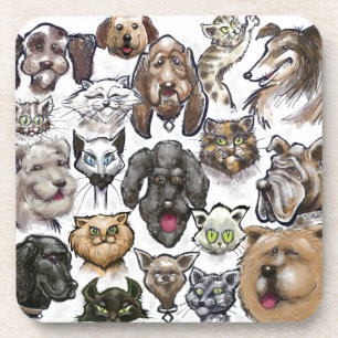Posavasos Gatos y perros