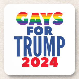 Posavasos Gays para las elecciones de Trump 2024