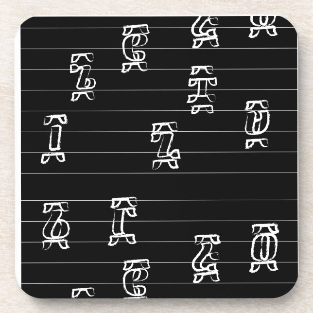 Posavasos Ge’ez Numbers Illustration – Traditional Ethiopian (Frente)