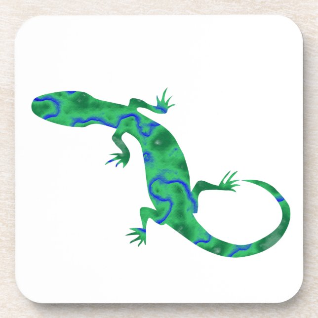 Posavasos Gecko verde (Frente)