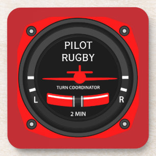 Posavasos Geek de aviación piloto