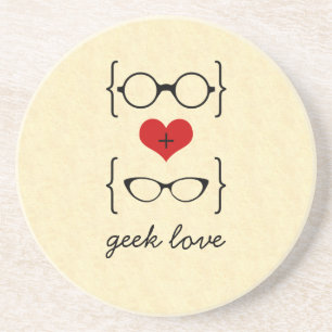 Posavasos Geeky Glasses Coaster