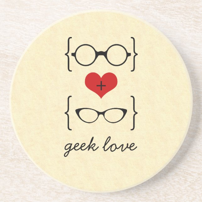Posavasos Geeky Glasses Coaster (Frente)