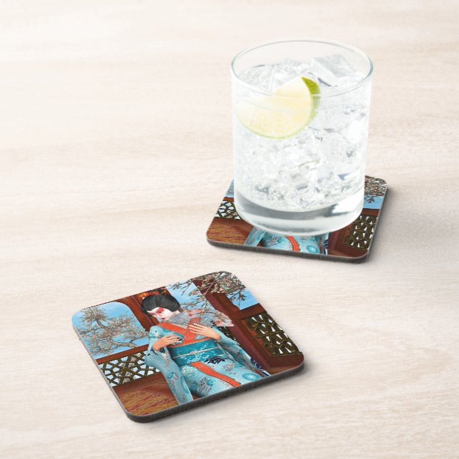 Posavasos Geisha (Lado Derecho)