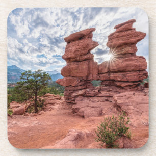 Posavasos Gemelos Siameses Colorado Sunburst