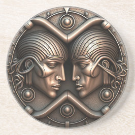 Posavasos Gemini Rótulo Zodiaco Gemini Horoscopio