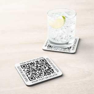 Posavasos Generador de código QR Promocional empresarial mod